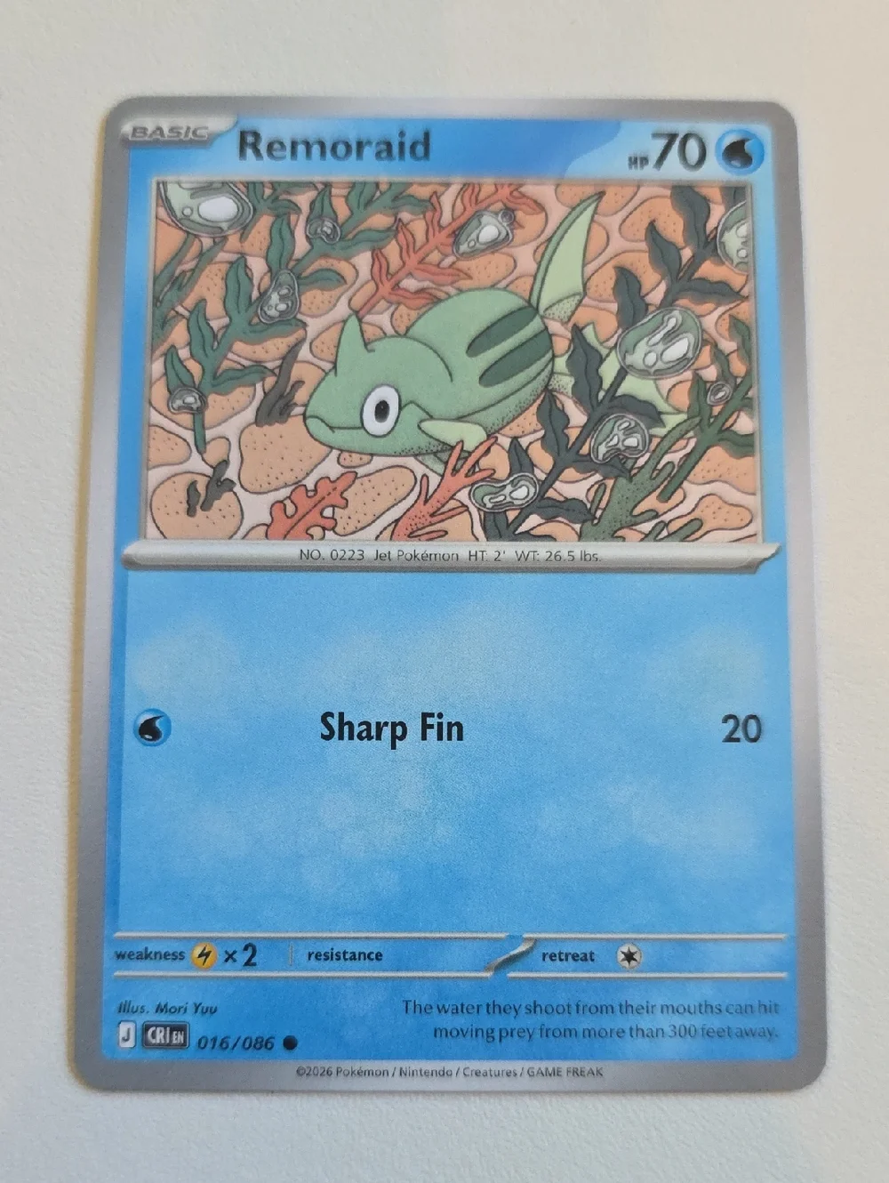 Pokemon Remoraid Cards
